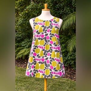 Marimekko Cotton Mini Dress EU 38 (US M) | Finnish Designer | Bold Print Tunic